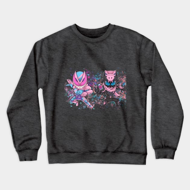 DEAL WITH THE DEVIL Crewneck Sweatshirt by Zoe Grave